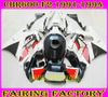 Vit / Mörkblå Racing Fairing för Honda CBR600F2 91 92 93 94 CBR600 F2 1991 1992 1993 1994 Fairings