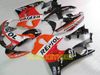 Orange Repsol Race Moto Fairing för Honda CBR900RR 893 1996 1997 CBR 900RR CBR893 96 97 Fairings Set