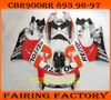 Carena moto arancione repsol Race per Honda CBR900RR 893 1996 1997 CBR 900RR CBR893 96 97 set carene