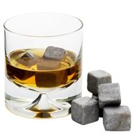 Commercio all'ingrosso 450 pz 50 set di whisky pietre 9pcs set + sacchetto di velluto, whisky rocks wine stone stone regalo di San Valentino di Natale