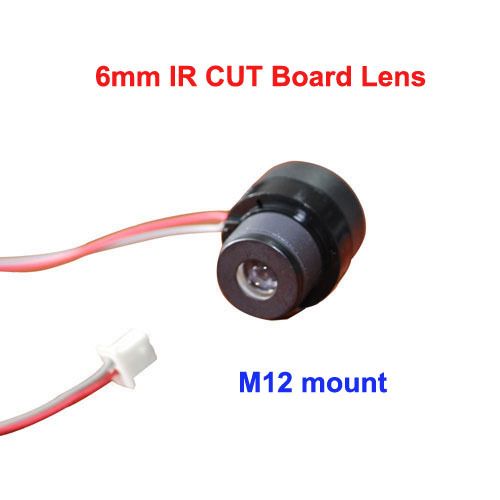 New 6mm IR Cut Filter M12 Board Lens Block IR/UV Light For Security