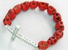 50pcs* Skull Beads Side ways Cross Bracelets Sideways Cross Bracelet Pick Color