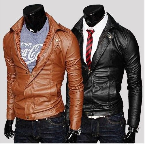 HOT Brand New Diagonal Zipper Mens Hoodies & Sweatshirts Jacket Coat ...
