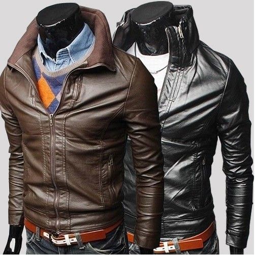 HOT Brand New Diagonal Zipper Mens Hoodies & Sweatshirts Jacket Coat ...