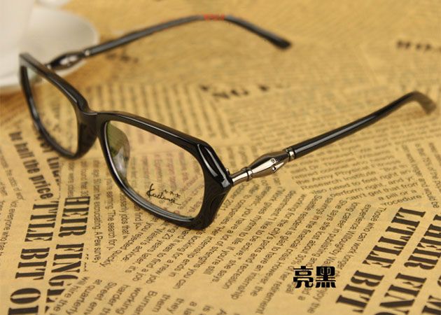 Märke Optiska ramar Fashion Eyeglasses Ram med Clear Lens Bambu Ben Style Gratis Leverans Partihandel Glasögon Butik WD8809
