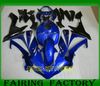 Mörkblå Custom Moto Parts Fairing för YZFR1 07 08 YAMAHA YZF R1 2007 2008 Eftermarknad Body Kits