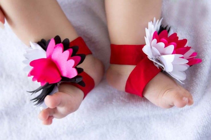 baby flower shoes