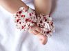 20 par = 40 sztuk Top Baby Slipper Baby Barefoot Sandals Foot Flower Girls Flower Buty