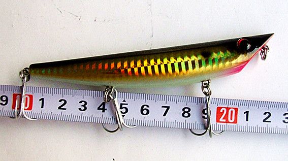 12cm17g Poper Köder Fshing Köderfischerei Tackle Tackle Hartplastikköder