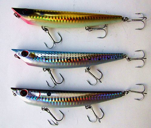 12cm17g Poper Bait Fshing Lure Fishing Tackle Hard Plastic Lure Floating type China Hook High quality7417714