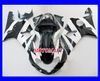 スズキGSXR1000 00 01 02 GSXR 1000 2000 2001 2002 K2 GSX R1000フェアリング部品+ 7ギフト用グロスブラックホワイトフェアリングキット