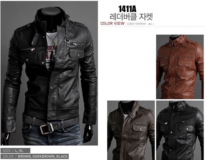 Fashion Men Outerwear Coats Mens Designer Jacket Autumn And Winter Fashion Men Outerwear Coats Mens Designer Jacket Autumn And Winter Standing Collar Motorcycle Leather Jackets Coat Styles