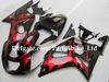 Kit de carénage noir rouge pour SUZUKI GSXR 600 750 K1 2001 2002 2003 GSXR600 GSX R750 R600 01 02 032098