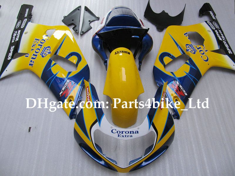 Corona custom for SUZUKI K1 2001 2002 2003 GSXR 600 750 GSXR600 GSX R750 R600 01 02 03 fairings kit