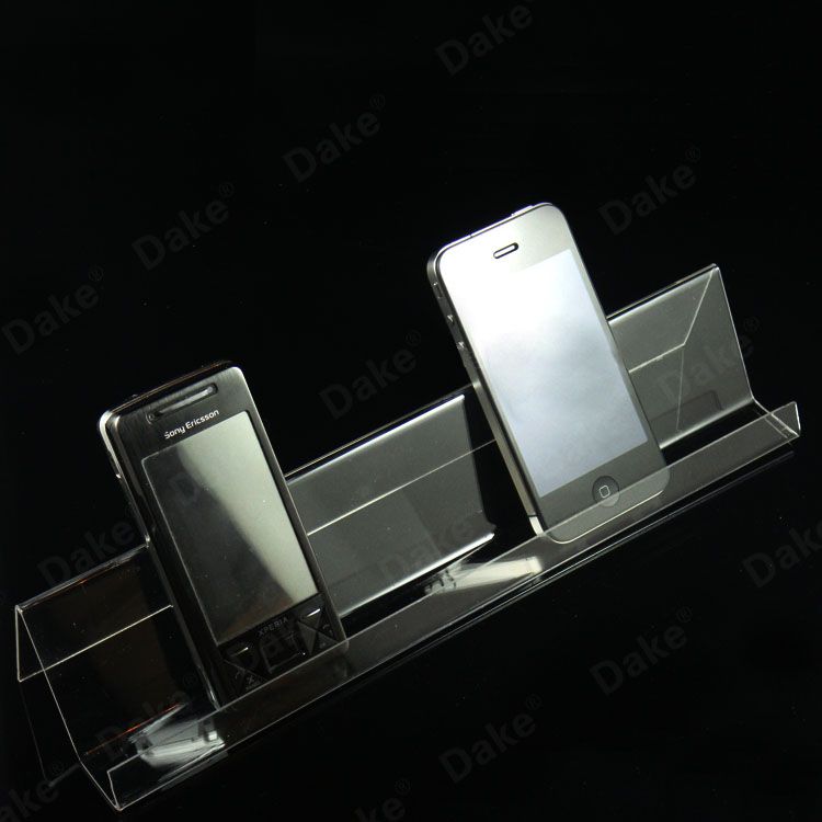 Acrylic Long Mobile Phone Carrier/Mobile Phone Display Shelf Holder