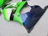 Grön Full Fairing Kit för Kawasaki Ninja ZX9R 98 99 ZX-9R 1998 1999 ZX 9R 98 99 1998 1999