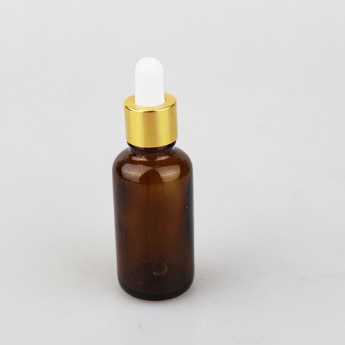 Amber Glass bottle Essential Oil Bottles White Glass Eye Dropper Glass Dropper Top 30 ml