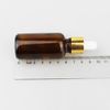 30st / mycket Amber Glass Bottle Essential Oil Bottles Vit Glasögon Dropper Glass Dropper Topp 30 ml