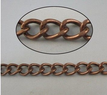 10 METERS MIXED ANTIQUED COPPER METAL CHAIN