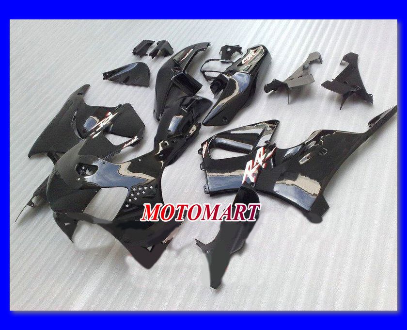 طقم Fairing أسود لامع لهوندا CBR900RR 919 98 99 CBR 900RR 1998 1999 CBR 900 RR 98 99