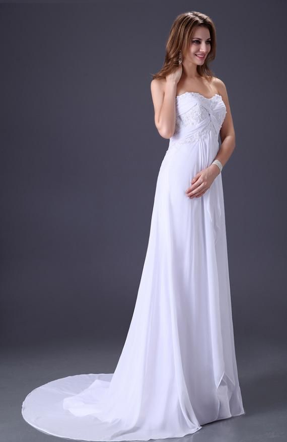 Grace Karin New Elegant Ivory Sweetheart Neckline Wedding Dresses ...
