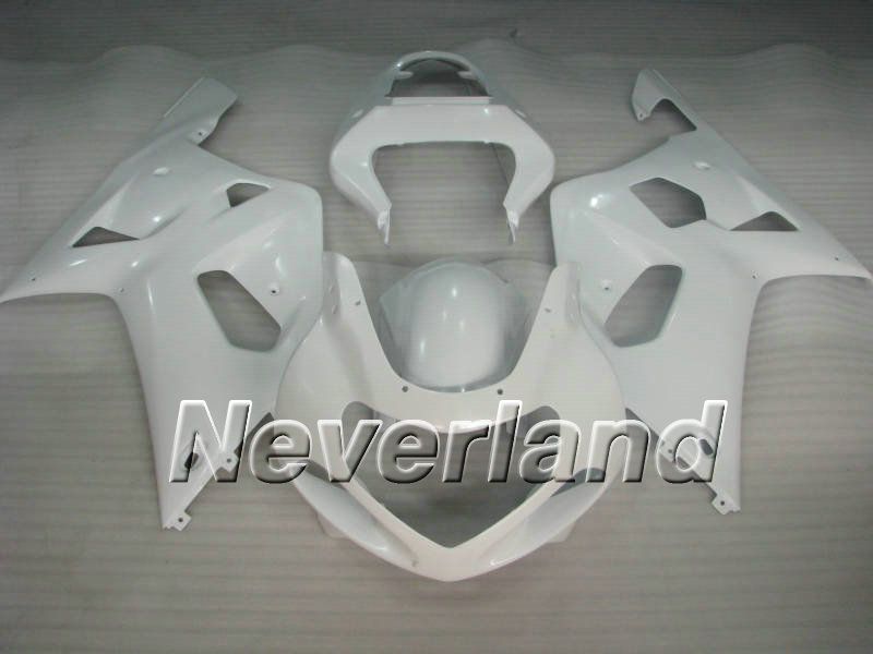Complete white Fairing kit for SUZUKI GSXR600 750 01 02 03 GSXR600 GSXR750 K1 2001 2002 2003 Fairings set+7gifts