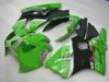 Grön Svart Fairing Kit för Kawasaki Ninja ZX12R 02 03 04 ZX-12R ZX 12R 2002 2003 2004 Fairings Set + 7Gifts
