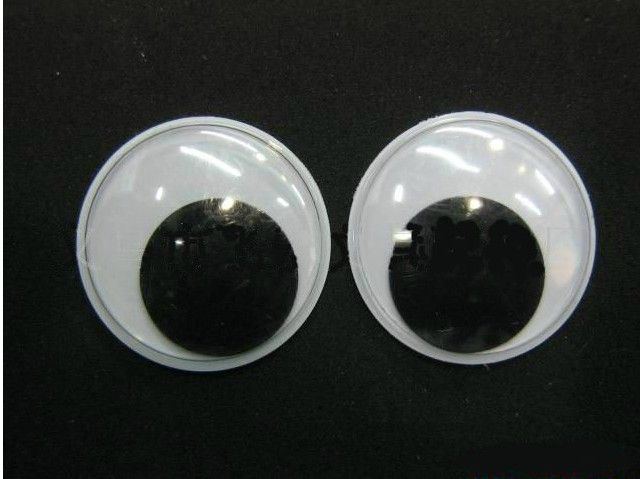 20000 pz/lotto 3-6mm bianco nero occhi giocattolo, giocattoli occhi/attività occhi occhi di plastica/occhi di bambola