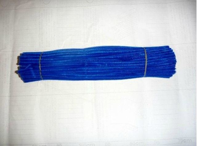 6mm * 30 cm RoyalBlue DIY Chenille Stengels en Pijpreinigers 500pcs / lot