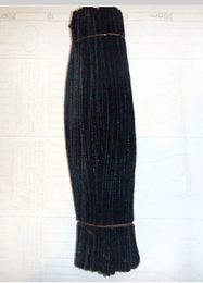 6mm*30cm black diy chenille stems and pipe cleaners 1000pcs/lot