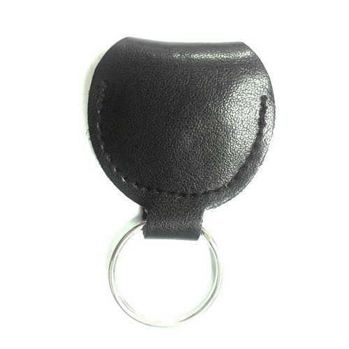 Guitar Bass Leather Keychain Guitar Pick Holder Plectrum Key Chain Bag