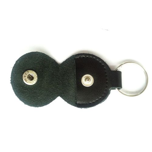 Guitar Bass Leather Keychain Guitar Pick Holder Plectrum Key Chain Bag