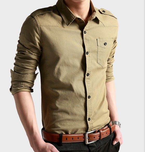 2021 2012 Monde Mens Shirts Men Casual Slim Long Sleeve 100% Shirt ...