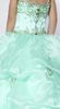 Ny ankomst Vacker Sage Color Rhinestone Beading Lovely Flower Girl Dresses Flg085