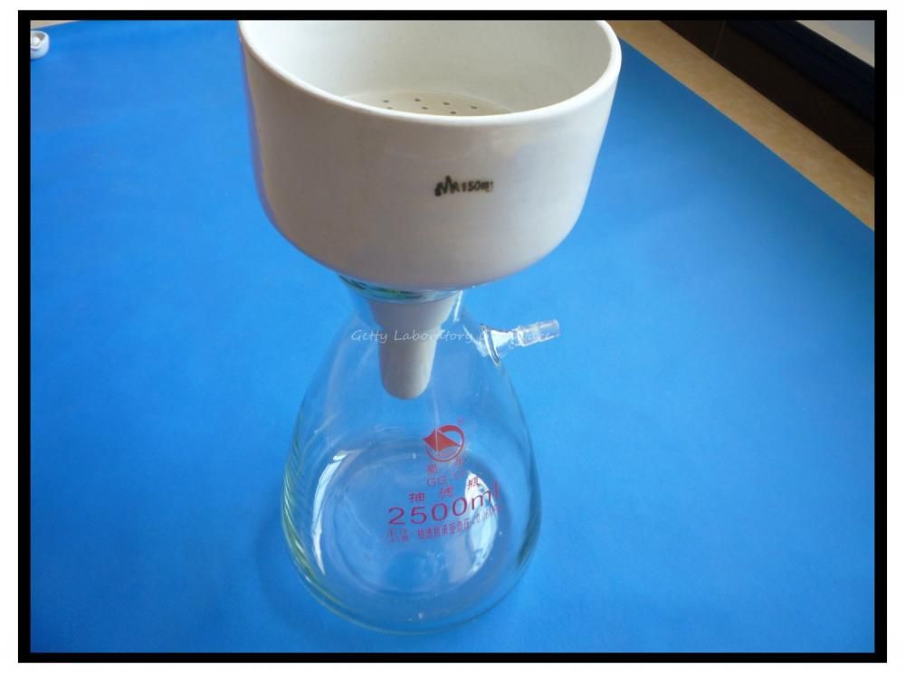 2019 2500ml 2.5L Buchner Funnel Apparatus, Filteration Funnel Kit Used