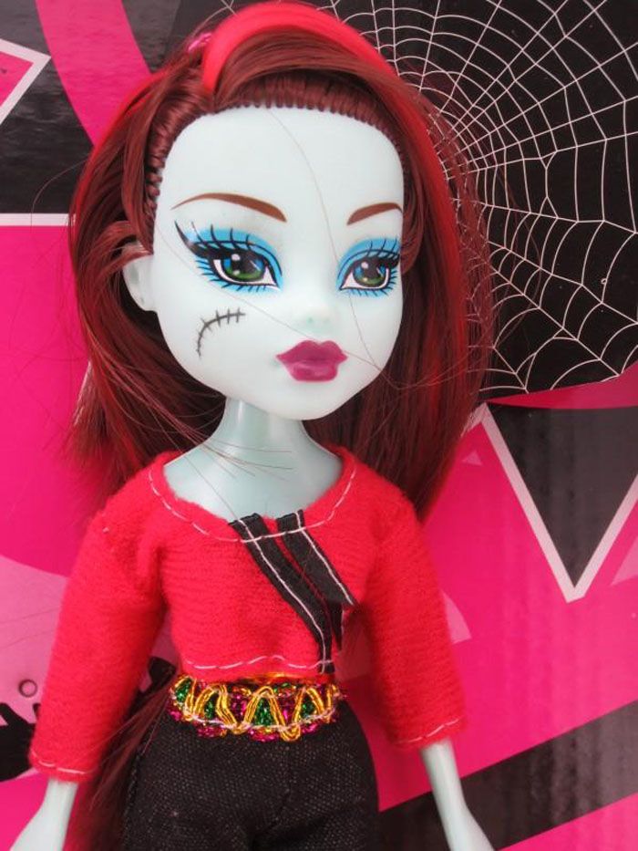 Retail Sample Monster High Dolls Toy Set Of 5 PVC Action Figure Doll