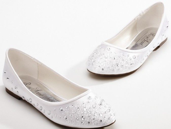 cheap white wedding shoes