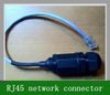 Conector de rede RJ45 impermeável de 22 mm com linha de tiras \ interface: cabeça direta Ethernet x10