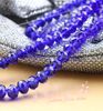 MIC Lot 900 pièces 6mm bleu foncé à facettes cristal Rondelle perles en vrac idéal pour bracelet collier bijoux DIY254j