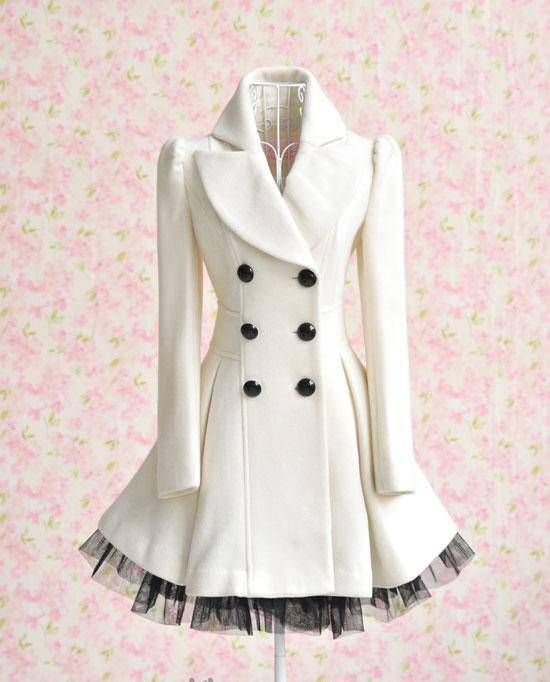 white dress coat womens