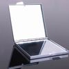 Miroir compact blanc carré miroir de maquillage couleur argent livraison gratuite 50X/LOT # M060F