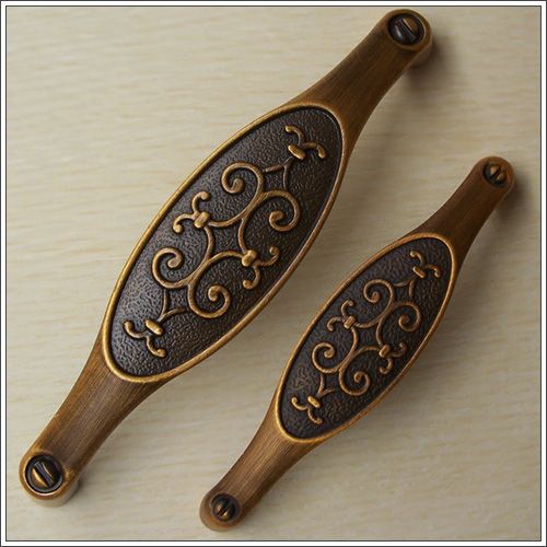 2017 Zinc Alloy Antique Drawer Pull Knob Hardware Cupboard Door Zinc alloy antique drawer pull knob hardware cupboard door handles (Q05-96mm/Q05-128mm) - 2017 Zinc Alloy Antique Drawer Pull Knob Hardware Cupboard Door