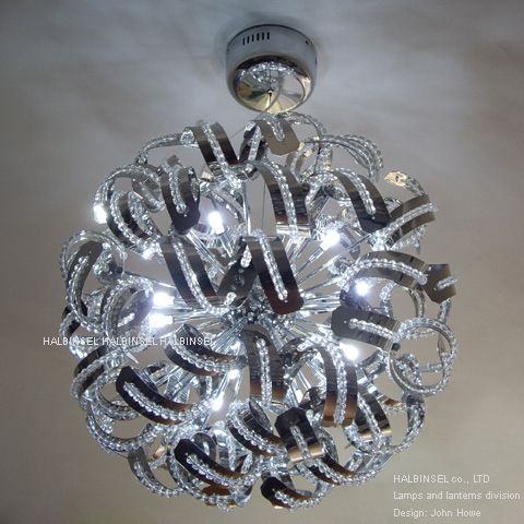 crystal chandelier Christmas crystal ball snowball