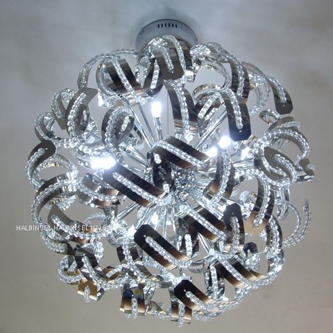 Kristallen kroonluchter Kerst Crystal Ball Snowball