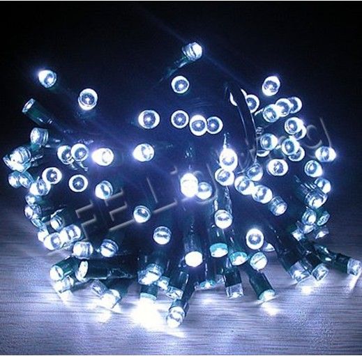 18m 100 Led White Solar String Fairy Lights Outdoor Waterproof 18m 100 Led White Solar String Fairy Lights Outdoor Waterproof Thanksgiving New Year