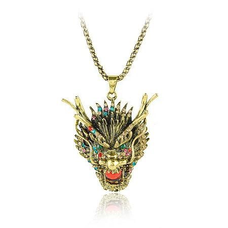 Wholesale Fashion Chinese Dragon Pendant Necklaces Fashion Jewelry P067