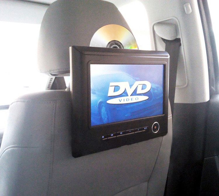 9 Inch Digital Screen Car Headrest DVD Player,LCD Monitor With FM/IR