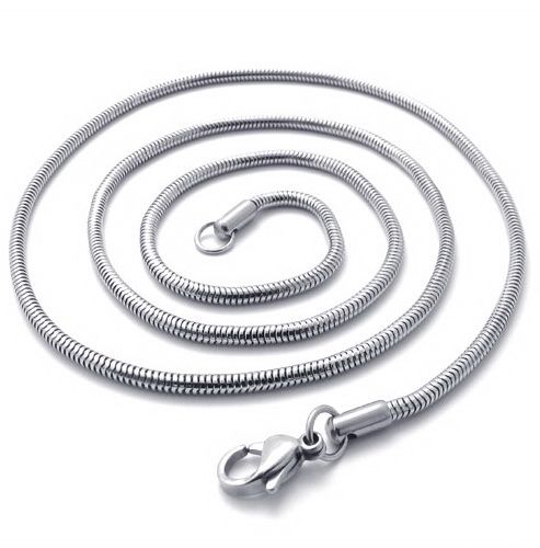 OFF15%! Verkoper Beveel roestvrijstalen zachte slang chain316L ketting 20pcs 3.2mm 20 '' / 22/24/26/28 '