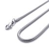 OFF15%! Verkoper Beveel roestvrijstalen zachte slang chain316L ketting 20pcs 3.2mm 20 '' / 22/24/26/28 '