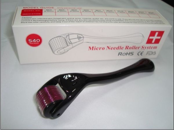 

new 540 needles derma micro needles skin roller dermaroller wrinkles scars removal anti aging hair loss treatment 0.5mm 1.0mm 2.0mm etc